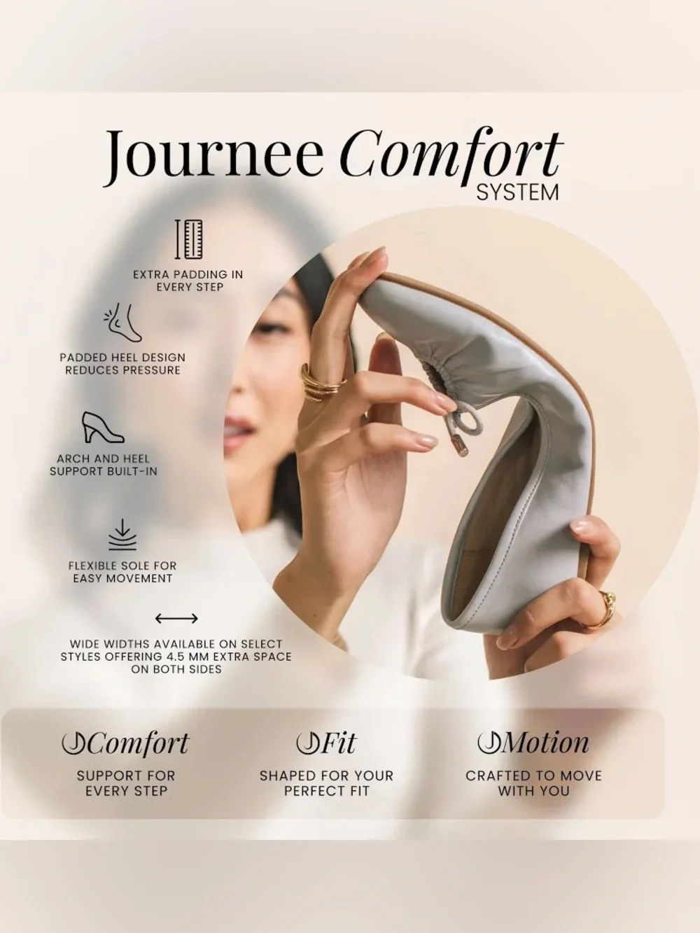 Journee Collection Rosalinda Platform Espadrille Sandal- Bone